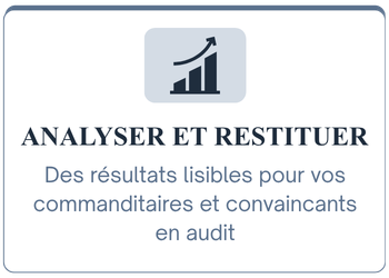 Analyser et restituer